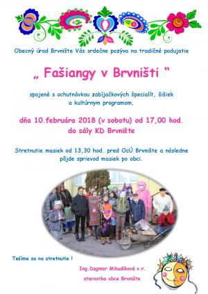 pozvanka fasiangy