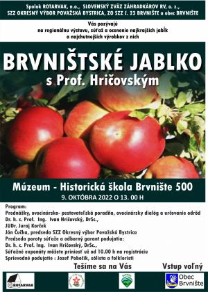 Brvništské jablko-plagát